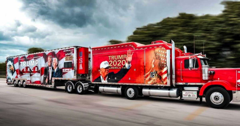 Pro-Trump Truckers Are Donating Time And Millions Of Dollars
