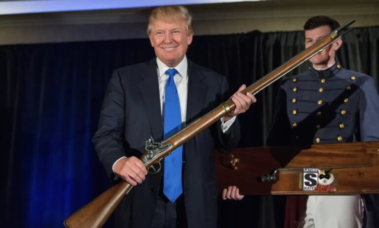 Trump Elevates Right to Bear Arms from 2nd Amendment to 1st
