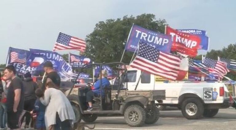 CA Start Up Will Bury Covid Victims in Discarded Trump Flags