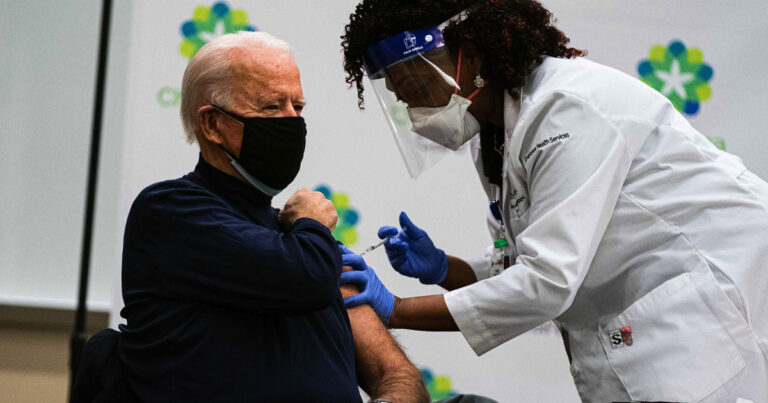 Biden: ‘You Can Thank Me For Bringing Vaccines So Quickly’