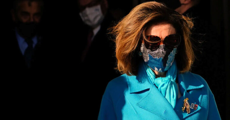 Drunk Pelosi Escorted from Inauguration Stage for Violent Outburst