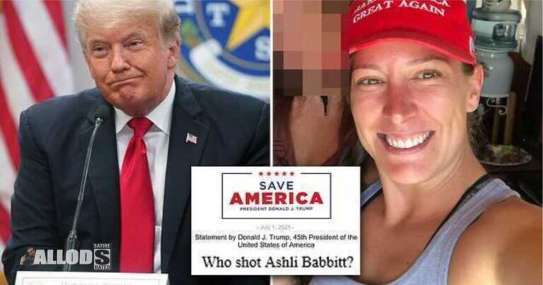 Trump Gets Name Of Ashli Babbitt Shooter
