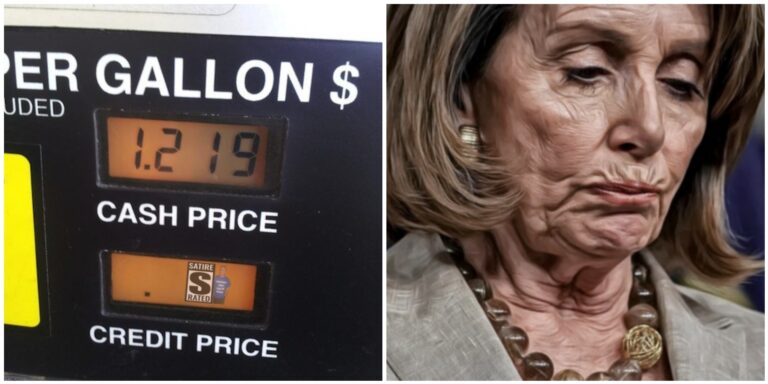Report : Pelosi Secretly Paying $1.20/Gal for Gas