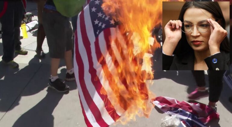 AOC Organizing Flag Burning “Protest” For 4th of July