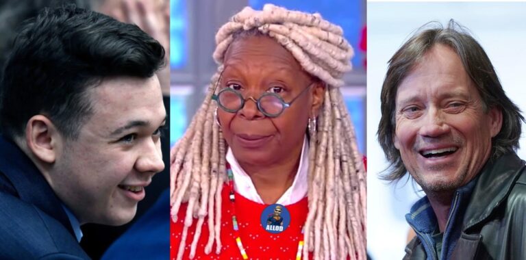 Kevin Sorbo Teams Up With Kyle Rittenhouse to Slay Whoopi Goldberg on Twitter