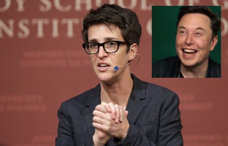 Rachel Maddow Says She’s Suing Elon Musk for “Taking Away Her Safe Space”