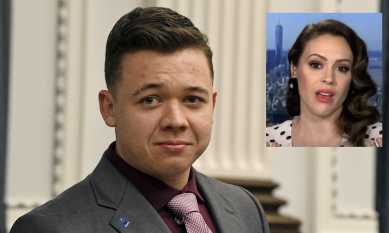 Alyssa Milano Screams “Murderer” at Kyle Rittenhouse and Earns Herself a $10 Million Lawsuit
