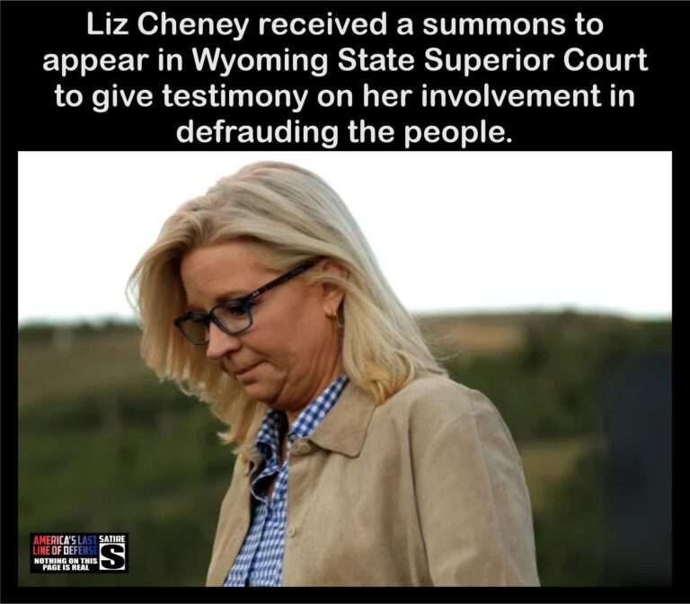 Liz Cheney Summoned to Wyoming Court to Face Charges of Fraud